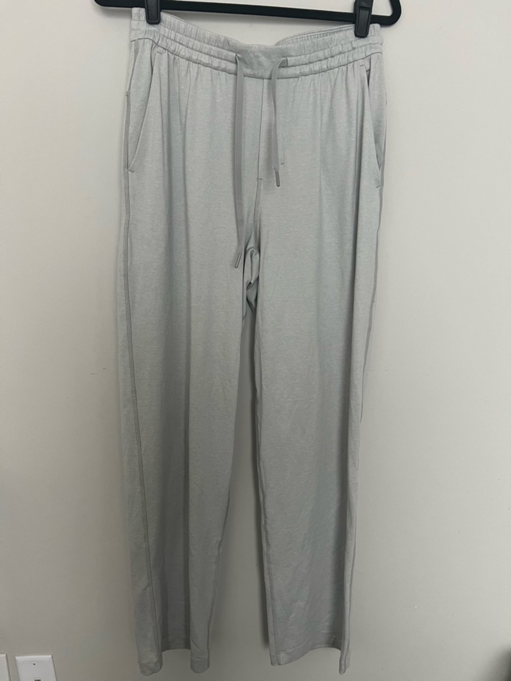 Lululemon Mens Gray Lounge Athletic Straight Leg Drawstring Pants LM5BGF Sz M